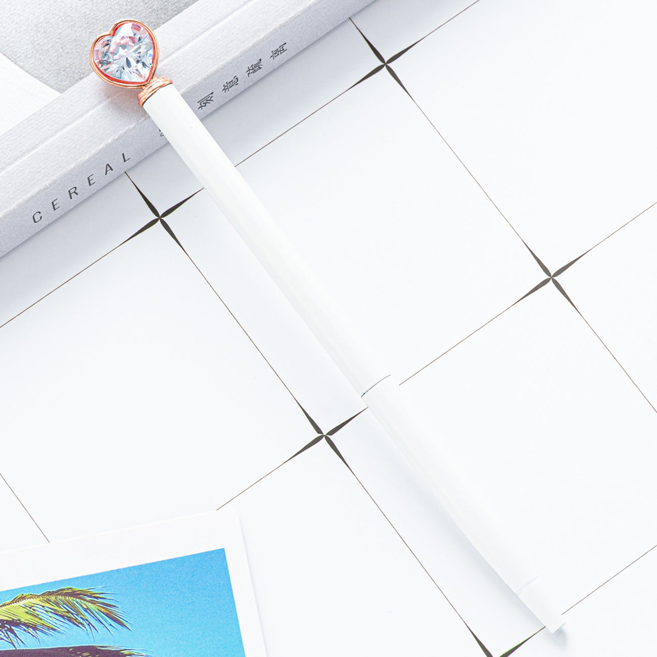 Bolígrafo De Metal Con Diamante De Corazón al por mayor